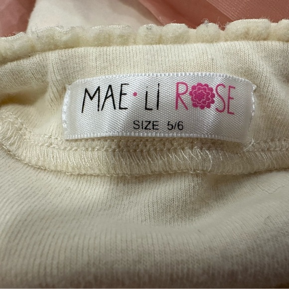 Mae Li Rose Boutique Heart Ivory Dress Sz 5/6 - Picture 5 of 8